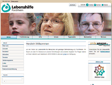 Tablet Screenshot of lebenshilfe-forchheim.de