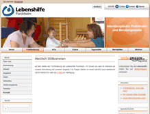 Tablet Screenshot of fruehfoerderung.lebenshilfe-forchheim.de